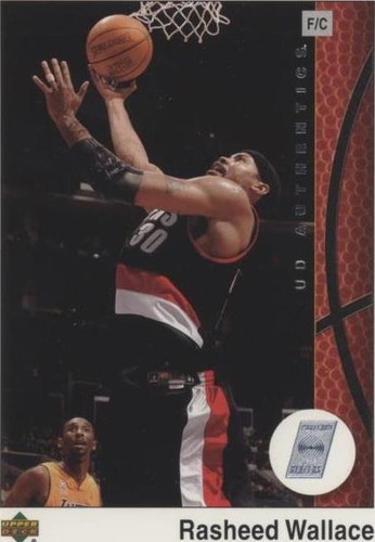 2002-03 Upper Deck UD Authentics - Rasheed Wallace #67