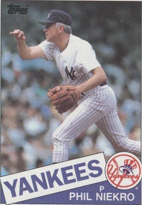 Topps 1985 - Phil Niekro #40