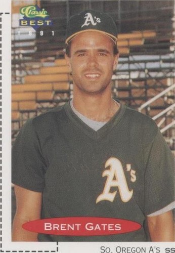 1991 Classic Best Minor League - Brent Gates #414