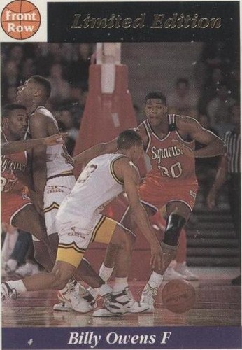 1991-92 Front Row Limited Edition Billy Owens - Billy Owens #7