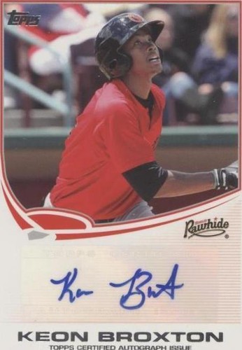 2013 Topps Pro Debut - Keon Broxton #PDA-KB