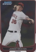 2012 Bowman Chrome - Jered Weaver #200