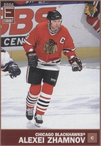 2003-04 Pacific Exhibit - Alex Zhamnov #34