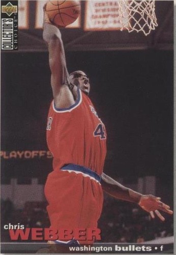 1995-96 Upper Deck Collector's Choice International Portuguese II - Chris Webber #110