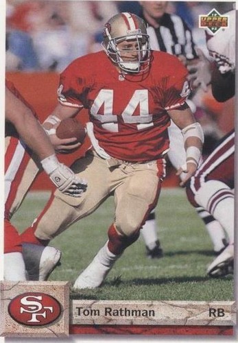 1992 Upper Deck Tom Rathman #166