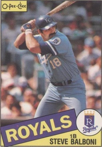 1985 O-Pee-Chee - Steve Balboni #152