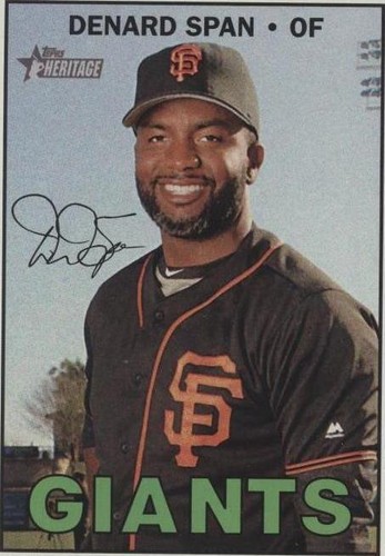 2016 Topps Heritage High Number - Denard Span #623