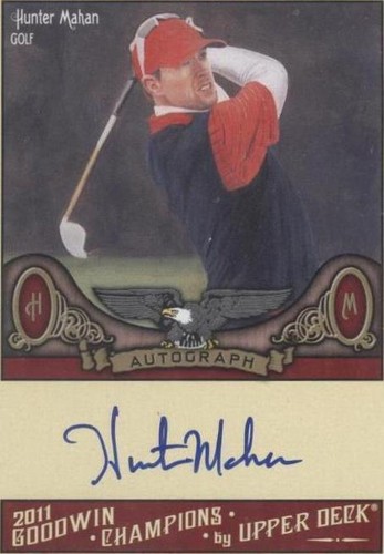 2011 Upper Deck Goodwin Champions - Hunter Mahan #A-HM