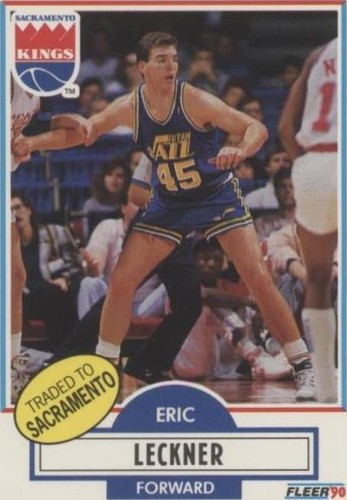 1990-91 Fleer - Eric Leckner #187