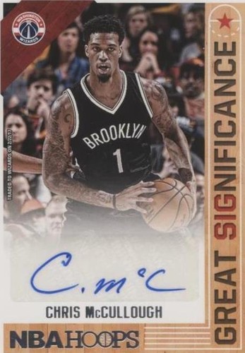 2017-18 Panini NBA Hoops - Chris McCullough #GS-CM
