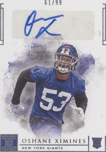 2019 Panini Impeccable Oshane Ximines #149