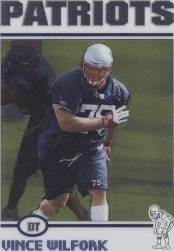 2004 Topps Chrome Vince Wilfork #182