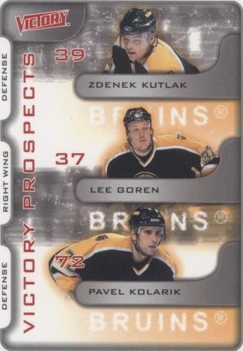 2001-02 Upper Deck Victory - Lee Goren Pavel Kolarik Zdenek Kutlak #363