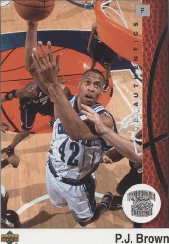 2002-03 Upper Deck UD Authentics - P.J. Brown #55