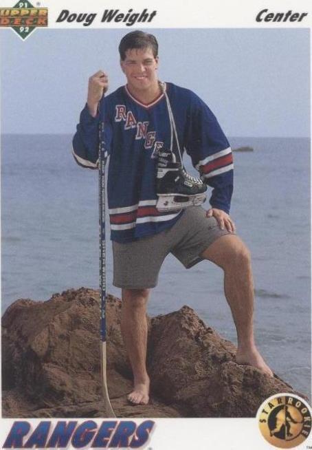 Cubierta superior 1991-92 - Doug Peso #444