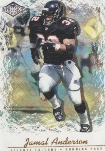 2001 Pacific Impressions Jamal Anderson #6