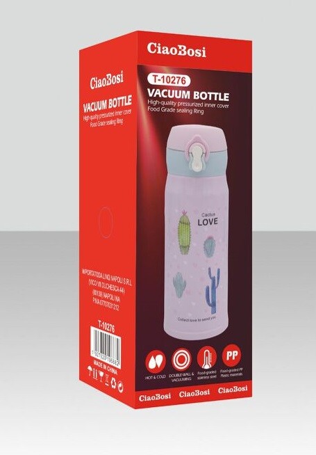 Borraccia Termica T-10276 Porta Vivande Thermos Termos Contenitore 350ml linq