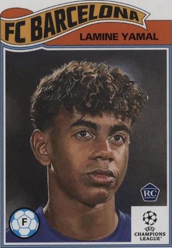 T*e様 24-25シーズン　ラミン　ヤマル 2024-25 Topps Chrome® UCC Lamine Yamalカードのコレクションの