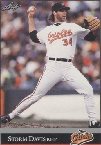 1992 Leaf - Storm Davis #465