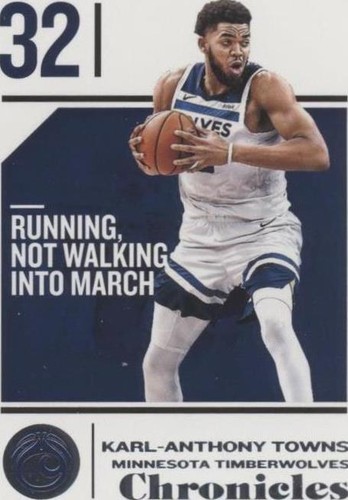 その他 Karl Anthony Towns National Treasures /5 Karl-Anthony Towns 2018-19 Panini National Treasures Base