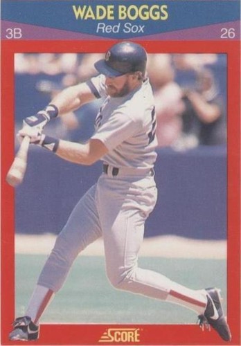 1990 Score Superstars - Wade Boggs #80