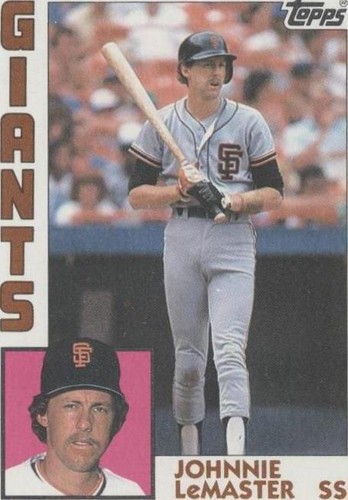 1984 Topps - Johnnie LeMaster #663