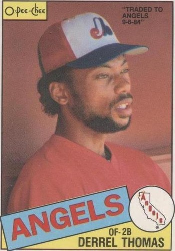 1985 O-Pee-Chee - Derrel Thomas #317
