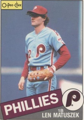1985 O-Pee-Chee - Len Matuszek #226
