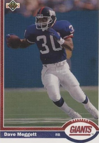 1991 Upper Deck Dave Meggett #443