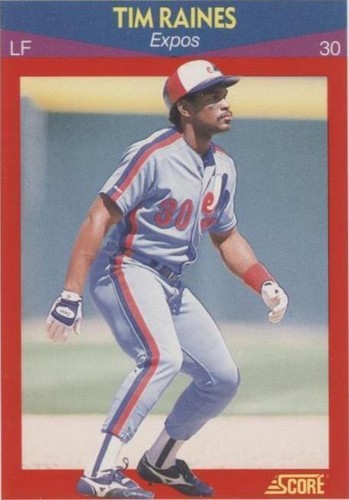1990 Score Superstars - Tim Raines #75