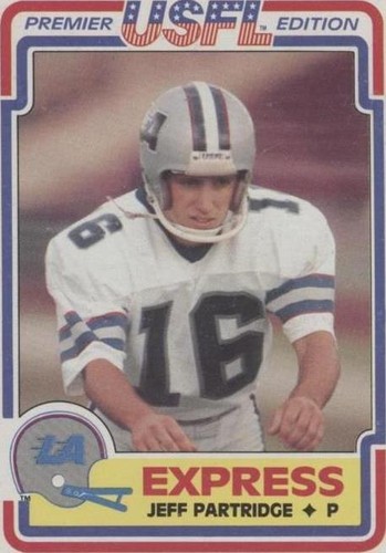 1984 Topps USFL Jeff Partridge #49