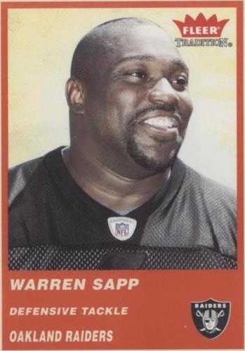 2004 Fleer Tradition Warren Sapp #67