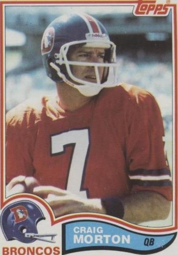 1982 Topps Craig Morton #81