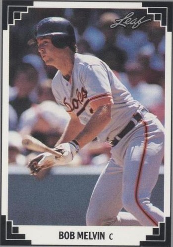 1991 Leaf - Bob Melvin #240