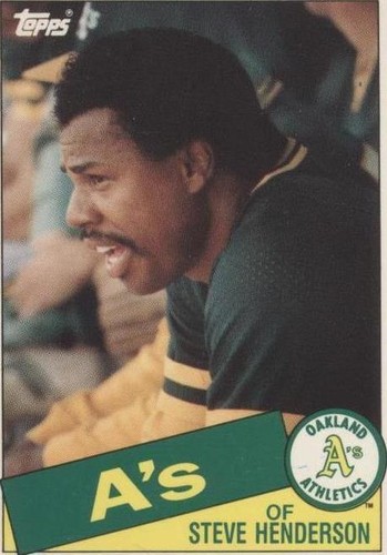 1985 Topps Traded - Steve Henderson #50T