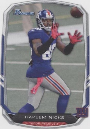 2013 Bowman Hakeem Nicks #56