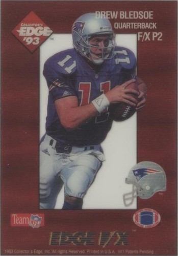 1993 Collector's Edge Drew Bledsoe #F/X P2