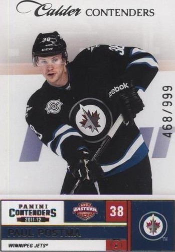 2011-12 Panini Playoff Contenders - Paul Postma #194