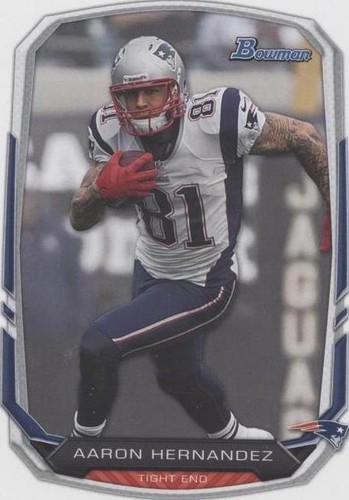 2013 Bowman Aaron Hernandez #49