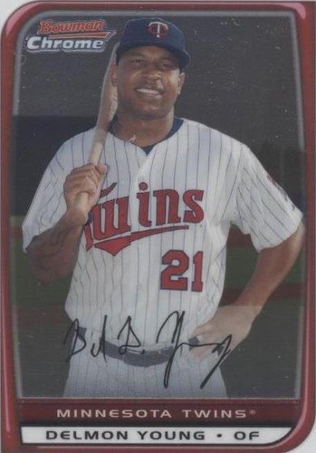 2008 Bowman Chrome - Delmon Young #158