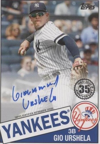 2020 Topps Update Series - Gio Urshela #85BA-GU