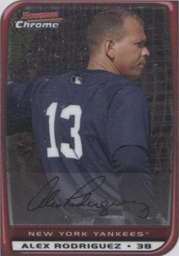 2008 Bowman Chrome - Alex Rodriguez #96