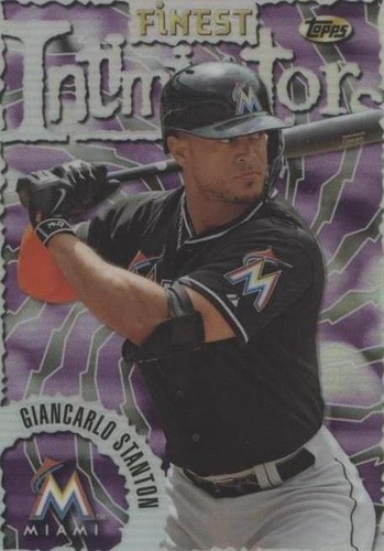2016 Topps Finest - Giancarlo Stanton #96FI-GS