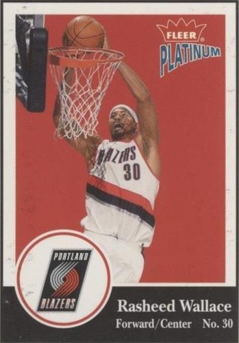 2003-04 Fleer Platinum - Rasheed Wallace #84