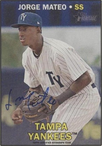 2016 Topps Heritage Minor League Edition - Jorge Mateo #ROA-JM