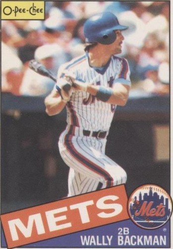 1985 O-Pee-Chee - Wally Backman #162