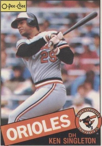 1985 O-Pee-Chee - Ken Singleton #326