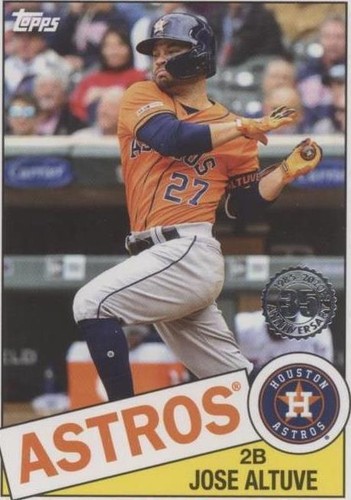 2020 Topps - Jose Altuve #85-48