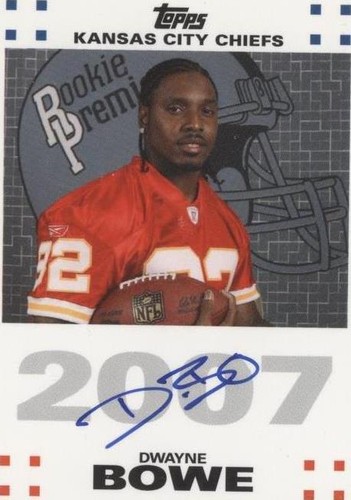 2007 Topps Dwayne Bowe #RPA-DB