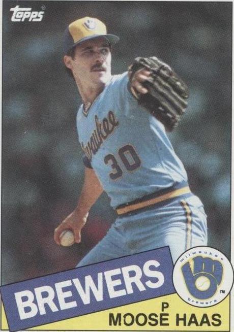 1985 Topps - Moose Haas #151